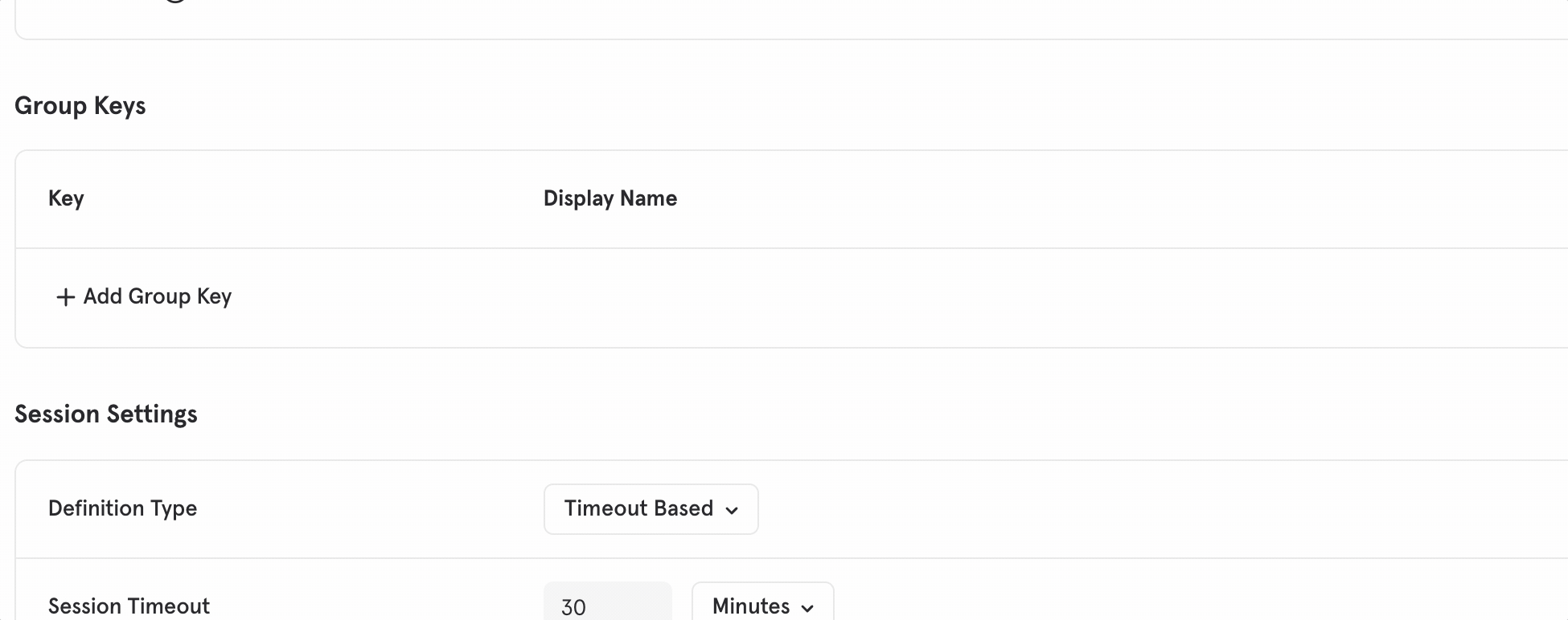 GIF demonstratin how to set Group key in Mixpanel UI